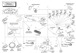 b250-b60-b80-4wd b-series-lawn-tractors part diagram