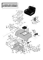 c-series-kawasaki-lawn c-series-lawn-tractors part diagram