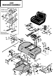 c330-lawn-tractor c-series-lawn-tractors part diagram