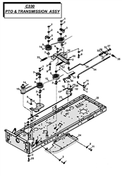 c330-lawn-tractor c-series-lawn-tractors part diagram
