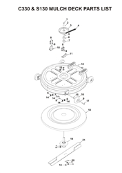 c330-s130-mulch mulching-decks part diagram