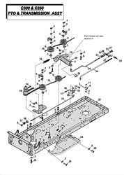 c500-c350-kohler c-series-lawn-tractors part diagram