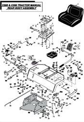 c500-c350-kohler c-series-lawn-tractors part diagram