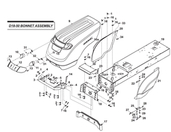 countax-d18-50-lawn d-series-lawn-tractors part diagram