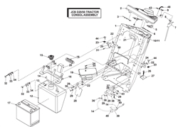 countax-d18-50-lawn d-series-lawn-tractors part diagram