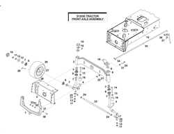 countax-d18-50-lawn d-series-lawn-tractors part diagram