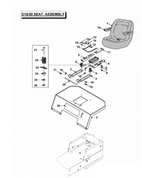 countax-d18-50-tractor d-series-lawn-tractors part diagram