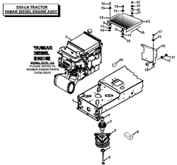 countax-d50ln-2007 d-series-lawn-tractors part diagram