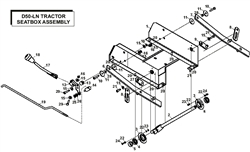 countax-d50ln-2007 d-series-lawn-tractors part diagram
