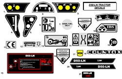 countax-d50ln-2007 d-series-lawn-tractors part diagram