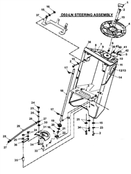 countax-d50ln-2007 d-series-lawn-tractors part diagram