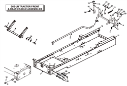 countax-d50ln-2007 d-series-lawn-tractors part diagram