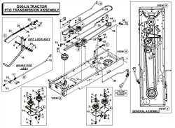 countax-d50ln-2007 d-series-lawn-tractors part diagram