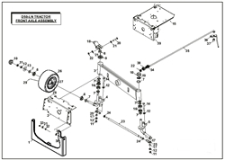 countax-d50ln-2007 d-series-lawn-tractors part diagram