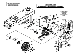 countax-d50ln-2008 d-series-lawn-tractors part diagram