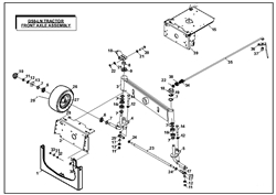 countax-d50ln-2008 d-series-lawn-tractors part diagram