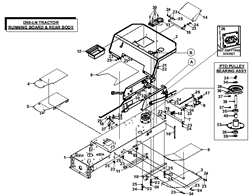 countax-d50ln-2008 d-series-lawn-tractors part diagram