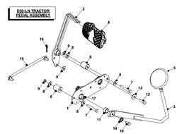countax-d50ln-2008 d-series-lawn-tractors part diagram