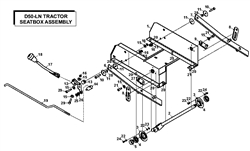countax-d50ln-2008 d-series-lawn-tractors part diagram