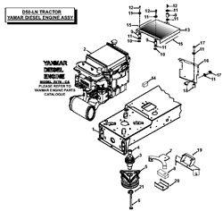 countax-d50ln-2008 d-series-lawn-tractors part diagram