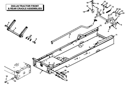countax-d50ln-2008 d-series-lawn-tractors part diagram