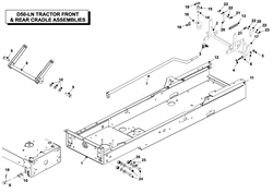 countax-d50ln d-series-lawn-tractors part diagram