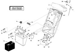 countax-d50ln d-series-lawn-tractors part diagram