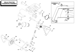 countax-d50ln d-series-lawn-tractors part diagram