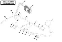 countax-d50ln d-series-lawn-tractors part diagram