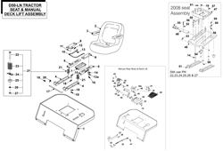 countax-d50ln d-series-lawn-tractors part diagram