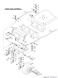 countax-k-series-tractor k-series-lawn-tractors part diagram