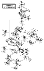 countax-x-series-rider-1 x-series-tractors part diagram