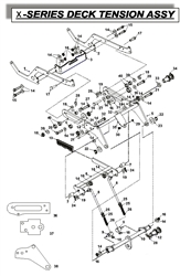 countax-x-series-rider-1 x-series-tractors part diagram