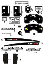 countax-x-series-rider-1 x-series-tractors part diagram