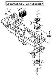 countax-x-series-rider-1 x-series-tractors part diagram
