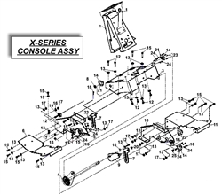 countax-x-series-rider-1 x-series-tractors part diagram