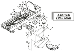 countax-x-series-rider-1 x-series-tractors part diagram