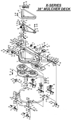 countax-x-series-rider-1 x-series-tractors part diagram
