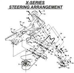 countax-x-series-rider-1 x-series-tractors part diagram