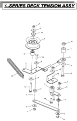 countax-x-series-rider-2 x-series-tractors part diagram