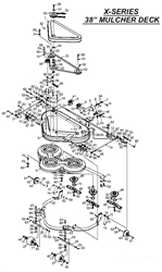 countax-x-series-rider-2 x-series-tractors part diagram