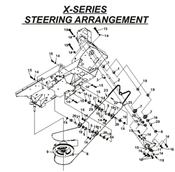 countax-x-series-rider-2 x-series-tractors part diagram