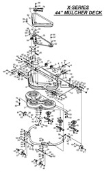 countax-x-series-rider-2 x-series-tractors part diagram
