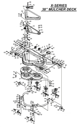 countax-x-series-rider-3 x-series-tractors part diagram