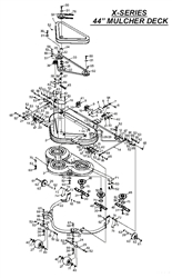 countax-x-series-rider-3 x-series-tractors part diagram