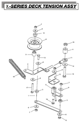 countax-x-series-rider-3 x-series-tractors part diagram