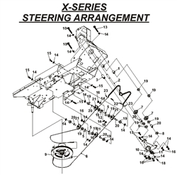 countax-x-series-rider-3 x-series-tractors part diagram