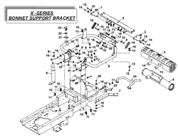 countax-x-series-rider-4 x-series-tractors part diagram