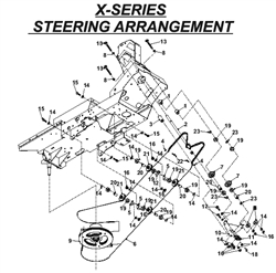 countax-x-series-rider-4 x-series-tractors part diagram