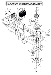countax-x-series-rider-4 x-series-tractors part diagram